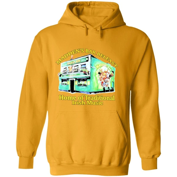 Maddens Bar Belfast Home Of Traditional Irish Music Hoodie