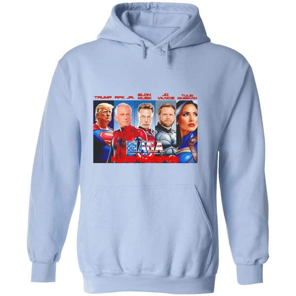 Maga Avengers Trump Rfk Jr Vance Superheros Hoodie - Image 4