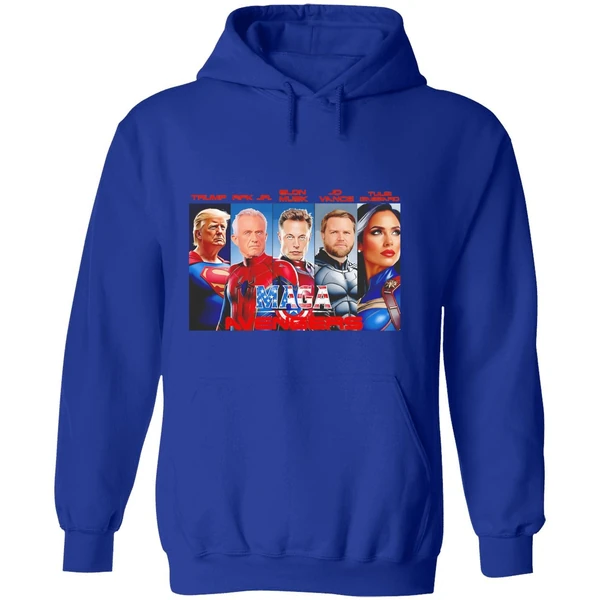 Maga Avengers Trump Rfk Jr Vance Superheros Hoodie - Image 7