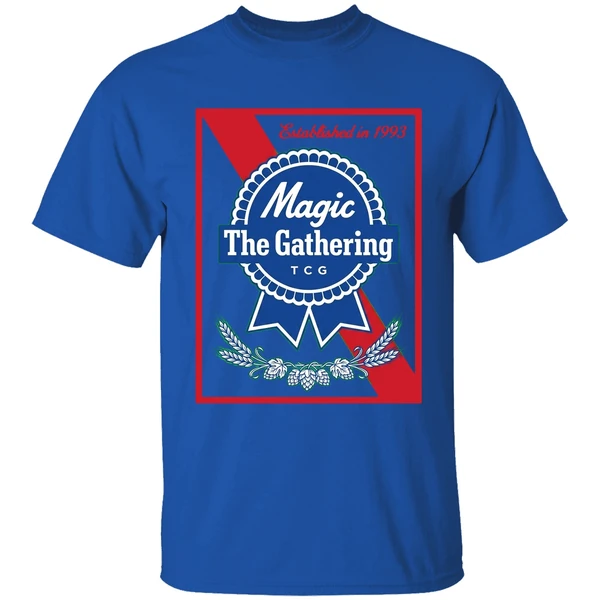 Magic The Gathering Pabst Parody Est 1993 Logo Shirt - Image 5