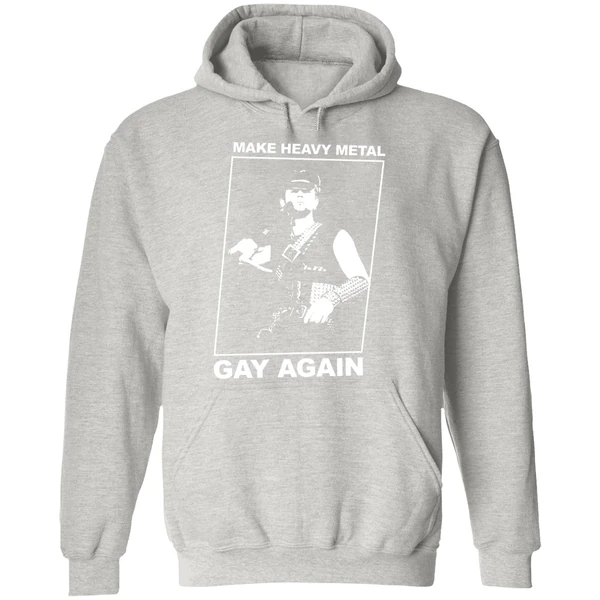 Make Heavy Metal Gay Again Hoodie - Image 9