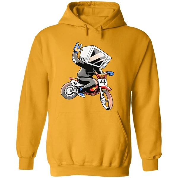 Make The Good Smile Microwave Man Bike Hoodie
