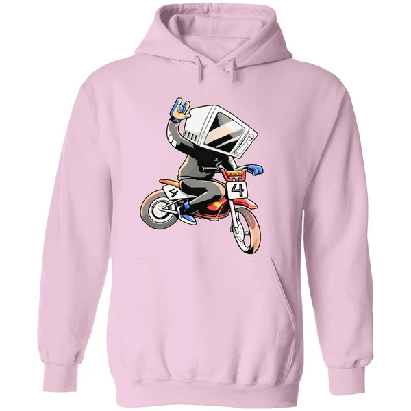 Make The Good Smile Microwave Man Bike Hoodie - Image 5