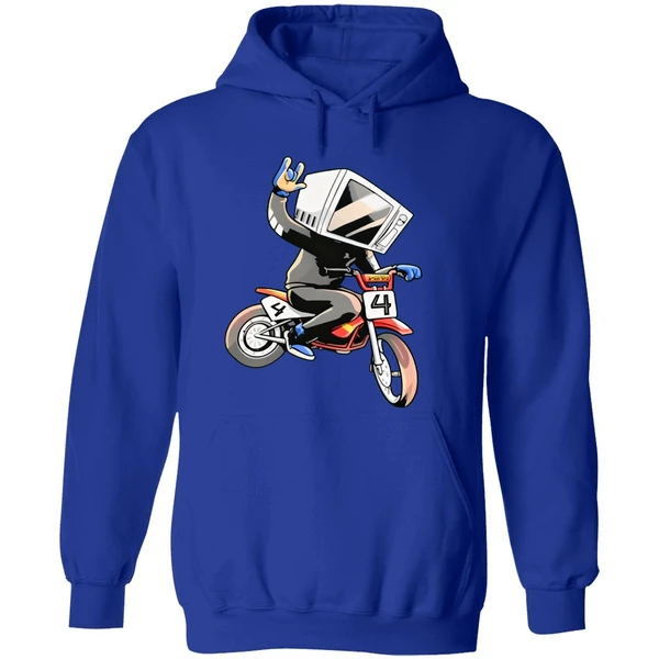 Make The Good Smile Microwave Man Bike Hoodie - Image 7