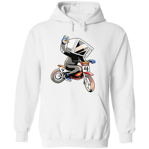 Make The Good Smile Microwave Man Bike Hoodie - Image 8