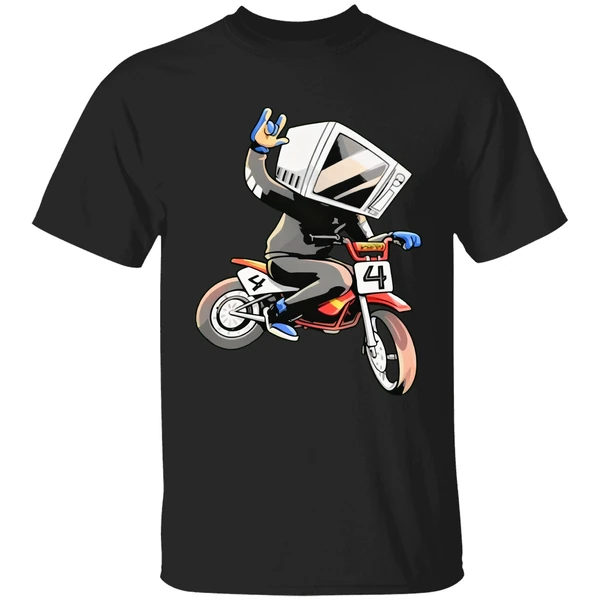 Make The Good Smile Microwave Man Bike Shirt