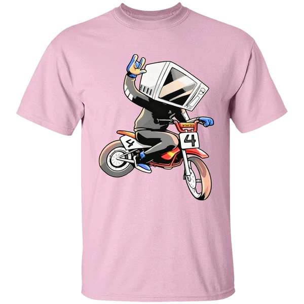 Make The Good Smile Microwave Man Bike Shirt - Image 3