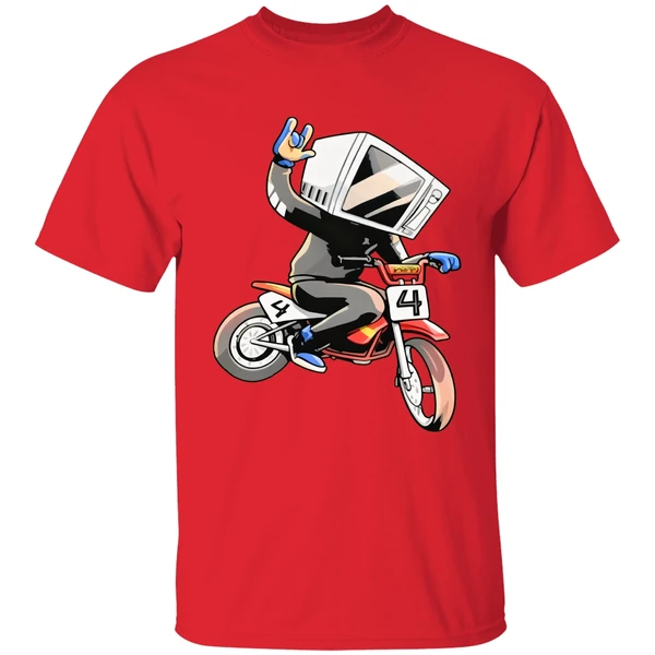 Make The Good Smile Microwave Man Bike Shirt - Image 7