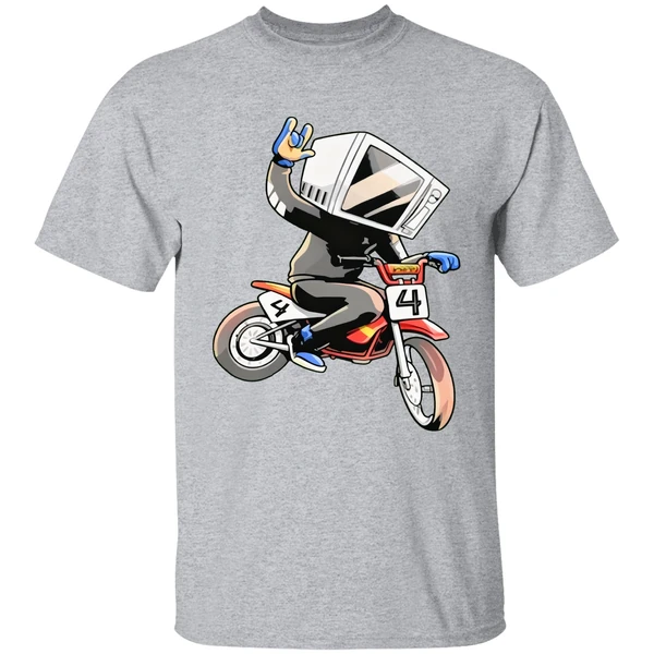 Make The Good Smile Microwave Man Bike Shirt - Image 9