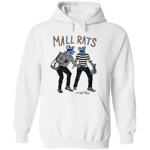 Mall Rats Winter Market Cartoon Hoodie - Image 8