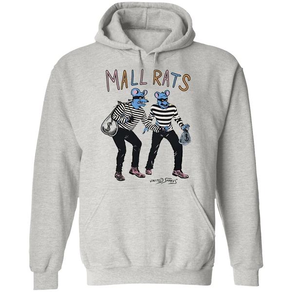 Mall Rats Winter Market Cartoon Hoodie - Image 9