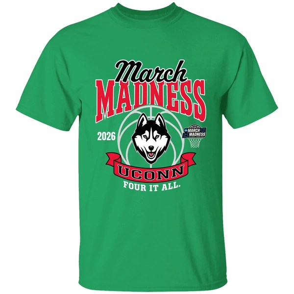 March Madness 2026 Uconn Four It All Shirt - Image 2