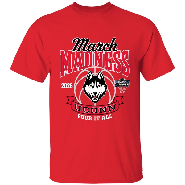 March Madness 2026 Uconn Four It All Shirt - Image 7
