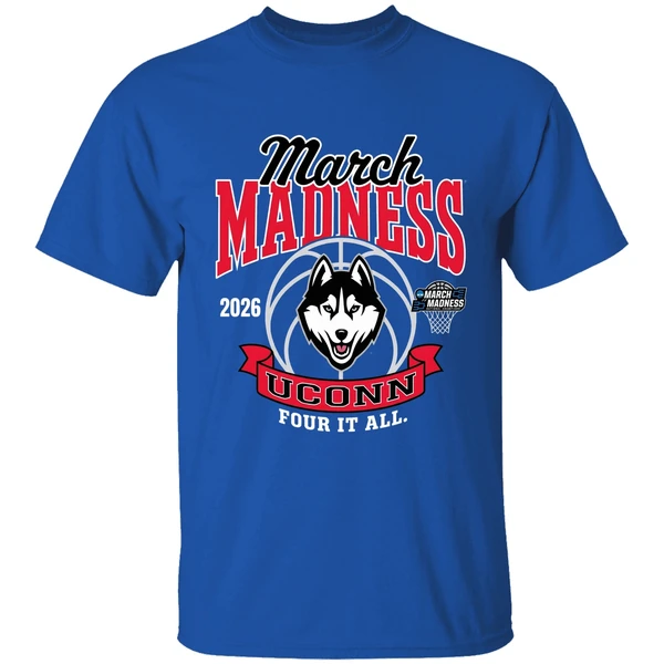 March Madness 2026 Uconn Four It All Shirt - Image 8