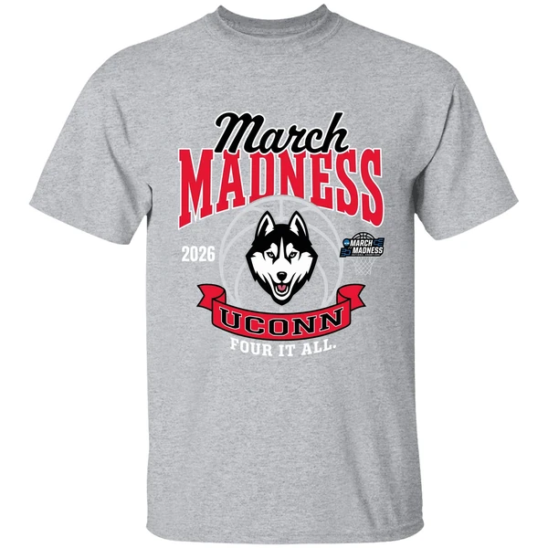 March Madness 2026 Uconn Four It All Shirt - Image 9