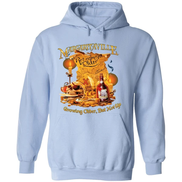 Margaritaville Retirement Plan Growing Older But Not Up Hoodie - Image 4