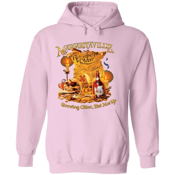 Margaritaville Retirement Plan Growing Older But Not Up Hoodie - Image 5
