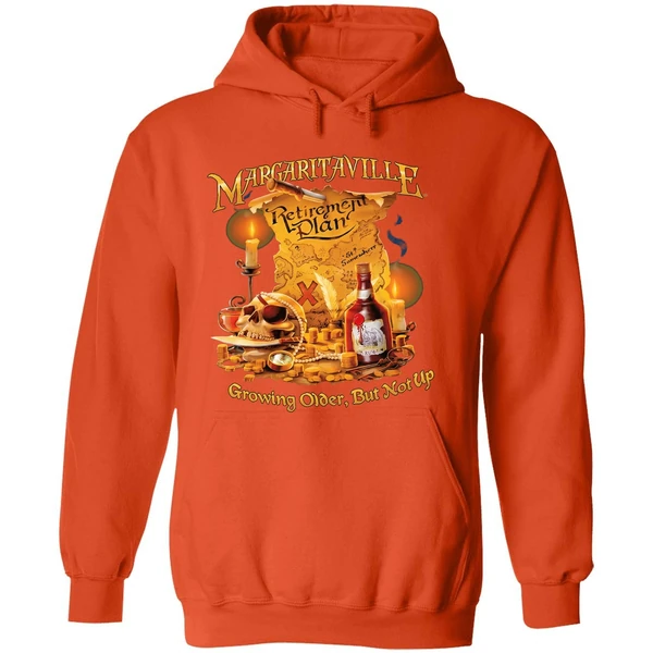 Margaritaville Retirement Plan Growing Older But Not Up Hoodie - Image 6