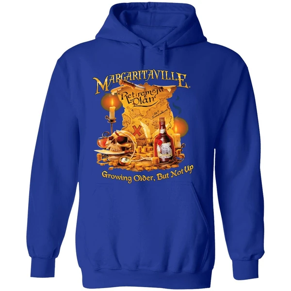 Margaritaville Retirement Plan Growing Older But Not Up Hoodie - Image 7