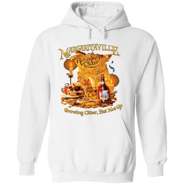 Margaritaville Retirement Plan Growing Older But Not Up Hoodie - Image 8