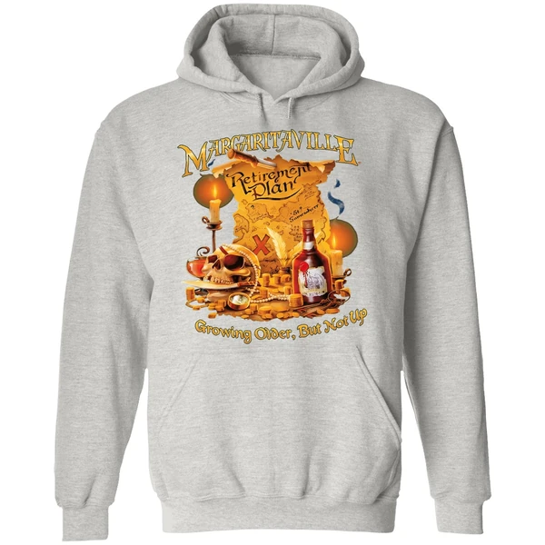 Margaritaville Retirement Plan Growing Older But Not Up Hoodie - Image 9