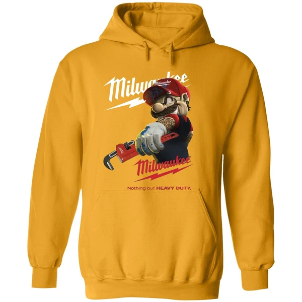 Mario Milwaukee Nothing But Heavy Duty Hoodie