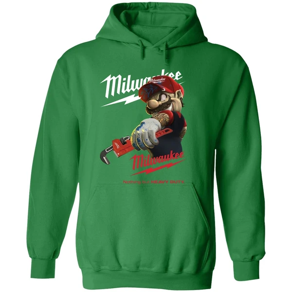 Mario Milwaukee Nothing But Heavy Duty Hoodie - Image 2