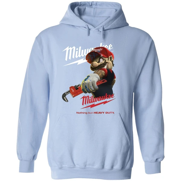 Mario Milwaukee Nothing But Heavy Duty Hoodie - Image 4