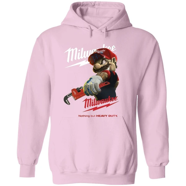 Mario Milwaukee Nothing But Heavy Duty Hoodie - Image 5