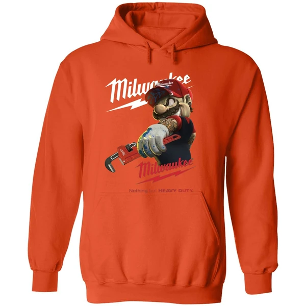 Mario Milwaukee Nothing But Heavy Duty Hoodie - Image 6