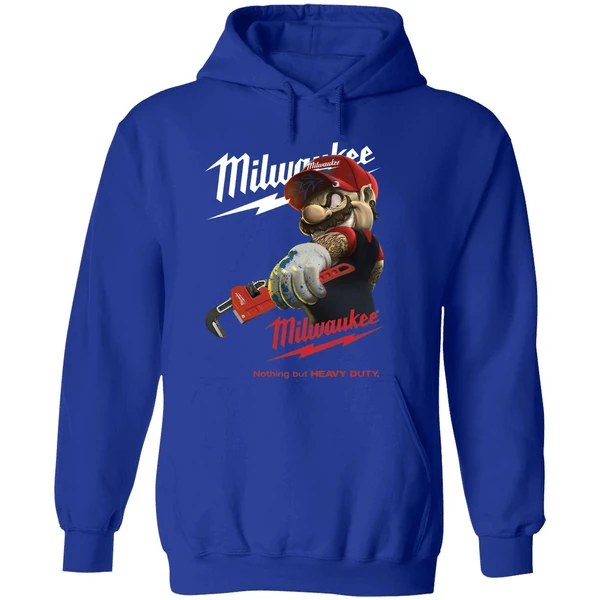 Mario Milwaukee Nothing But Heavy Duty Hoodie - Image 7