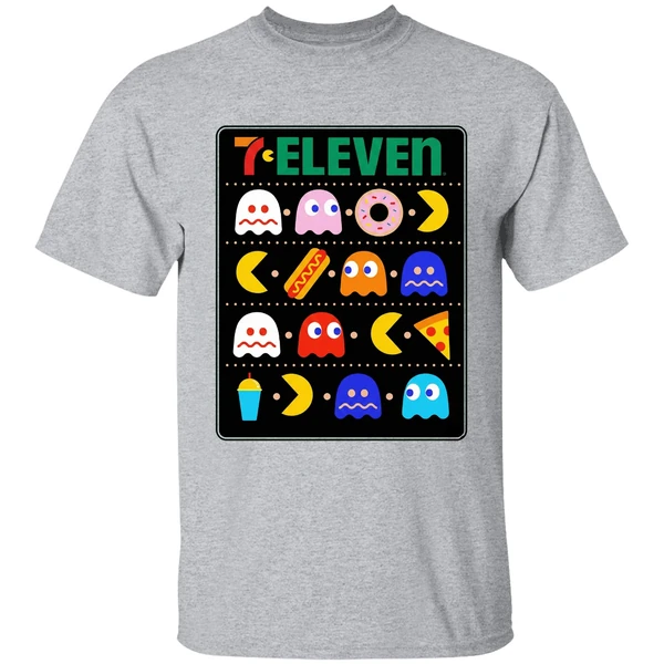 mark hoppus wearing 7 eleven pac man shirt sportgrey