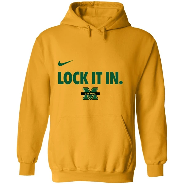 Marshall University Basketball Lock It In Hoodie