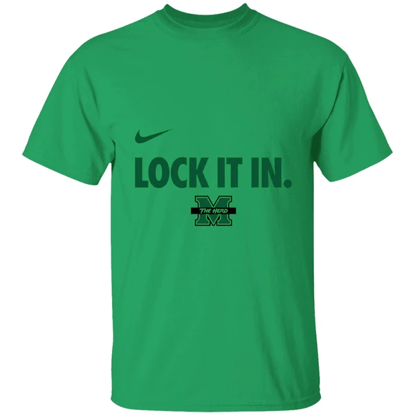 Marshall University Basketball Lock It In Shirt - Image 2
