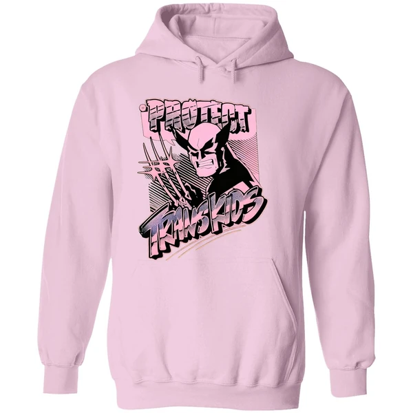 Marvel Wolverine Protect Trans Kids Hoodie - Image 5