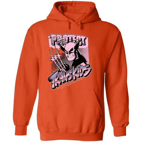 Marvel Wolverine Protect Trans Kids Hoodie - Image 6