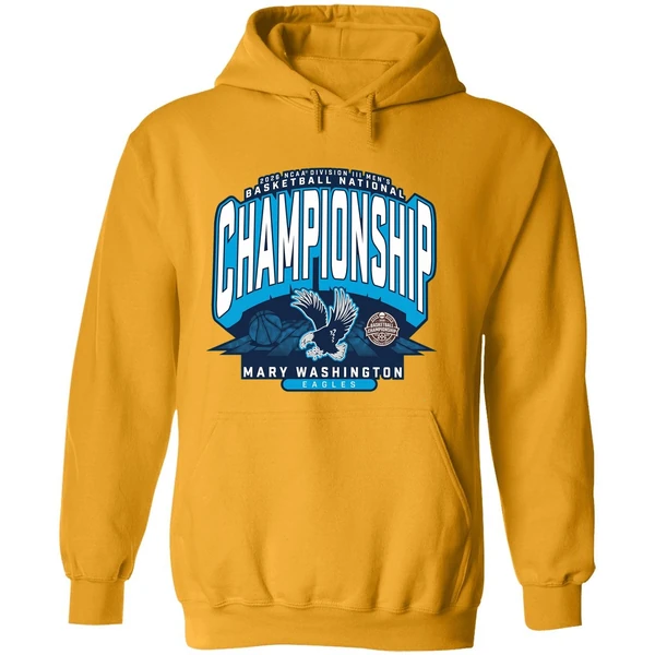 Mary Washington Eagles 2026 Ncaa Division Iii Men Basketball National Championship Hoodie