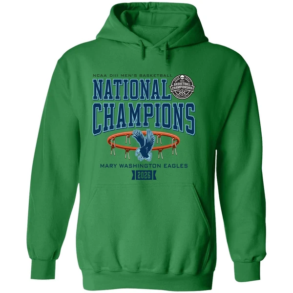 Mary Washington Eagles Ncaa Diii Mens Basketball National Champions Hoodie - Image 2