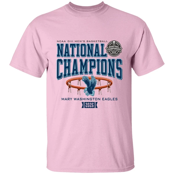 Mary Washington Eagles Ncaa Diii Mens Basketball National Champions Shirt - Image 2
