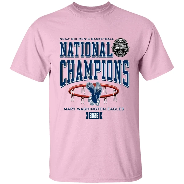 Mary Washington Eagles Ncaa Division Ii Mens Basketball National Champions 2026 Shirt - Image 2