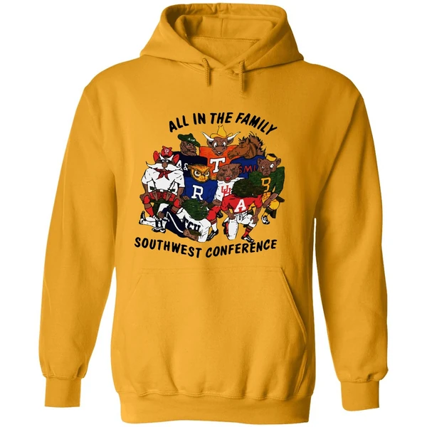Mascot All In The Family Southwest Conference Hoodie