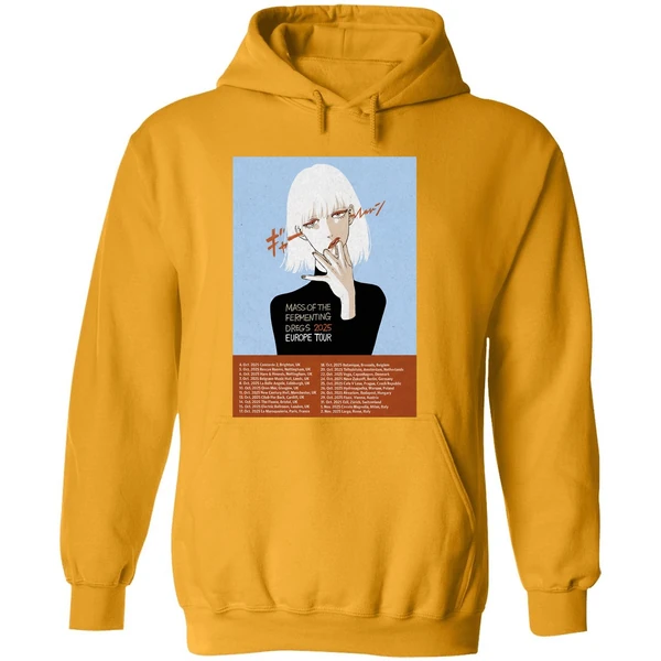 Mass Of The Fermenting Dregs 2025 Europe Tour Poster Hoodie