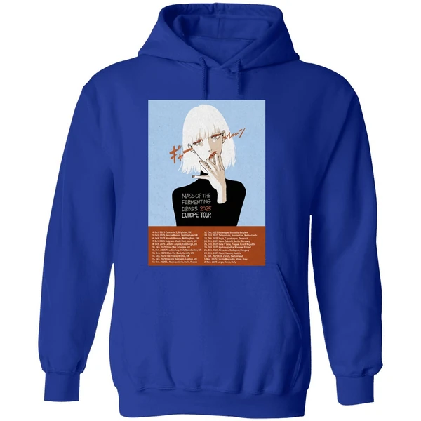 Mass Of The Fermenting Dregs 2025 Europe Tour Poster Hoodie - Image 7