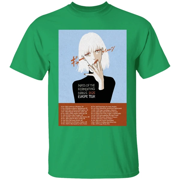 Mass Of The Fermenting Dregs 2025 Europe Tour Poster Shirt - Image 2