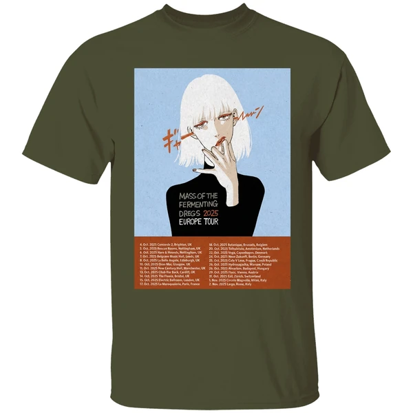 Mass Of The Fermenting Dregs 2025 Europe Tour Poster Shirt - Image 4