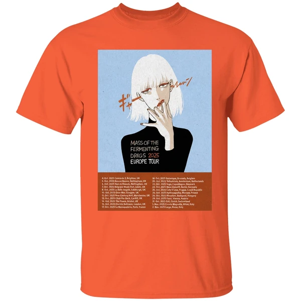 Mass Of The Fermenting Dregs 2025 Europe Tour Poster Shirt - Image 6