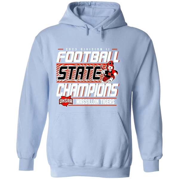Massillon Tigers 2023 Ohsaa Division Ii Football State Champions Hoodie - Image 4