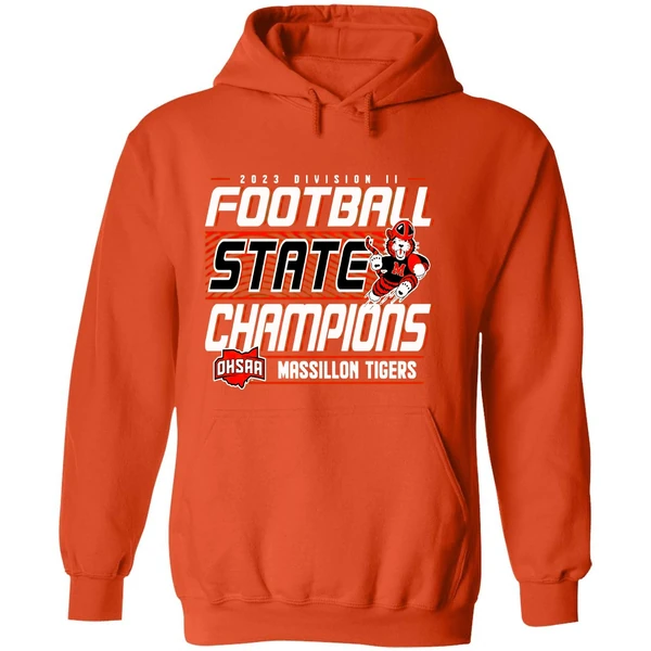 Massillon Tigers 2023 Ohsaa Division Ii Football State Champions Hoodie - Image 6