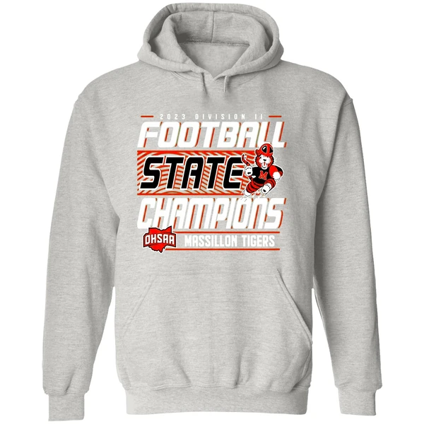 Massillon Tigers 2023 Ohsaa Division Ii Football State Champions Hoodie - Image 9