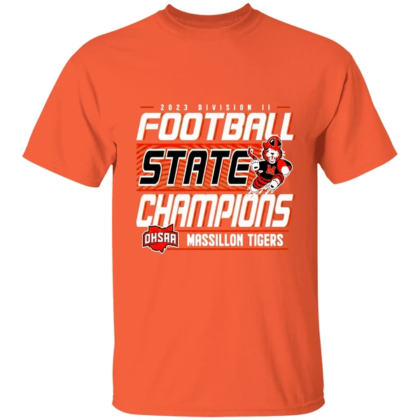 Massillon Tigers 2023 Ohsaa Division Ii Football State Champions Shirt - Image 6